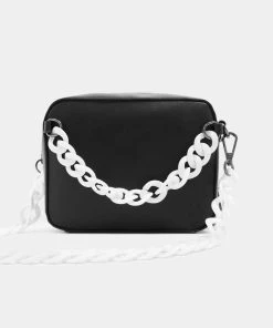 KOI Footwear Monochrome Chain Reaction Crossbody Bag NEW IN
