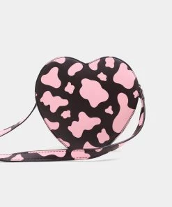 KOI Footwear NEW IN Funky Town Black Cow Print Bag