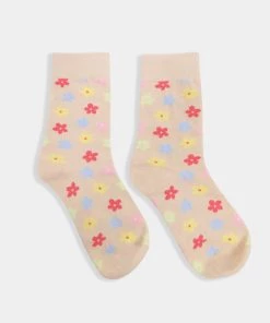 KOI Footwear Kawaii Free Spirit Flower Socks