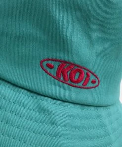 KOI Footwear Aqua Koi Bucket Hat NEW IN