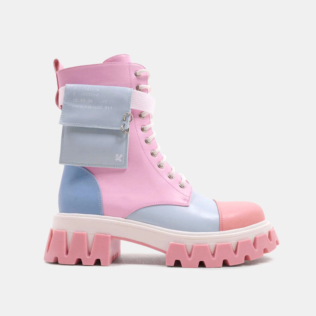 KOI Footwear Banshee Pastel Multi Boots NEW IN 3 KOI Footwear Banshee Pastel Multi Boots NEW IN
