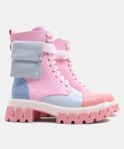 KOI Footwear Banshee Pastel Multi Boots NEW IN 8 KOI Footwear Banshee Pastel Multi Boots NEW IN