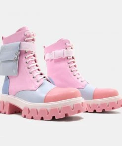 KOI Footwear Banshee Pastel Multi Boots NEW IN