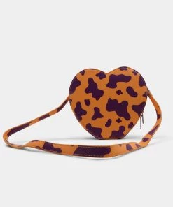 KOI Footwear Funky Town Orange Cow Print Bag NEW IN