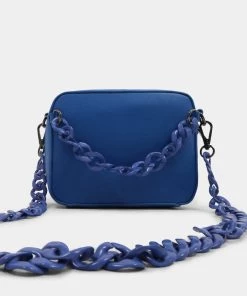 KOI Footwear Blue Chain Reaction Crossbody Bag
