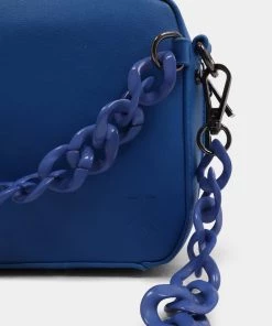 KOI Footwear Blue Chain Reaction Crossbody Bag