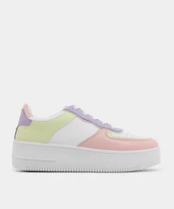 KOI Footwear Pastel Burst Platform Trainers