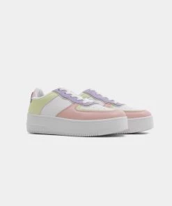 KOI Footwear Pastel Burst Platform Trainers
