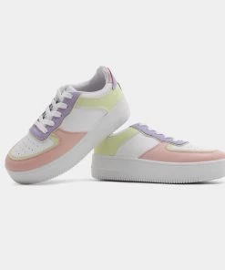 KOI Footwear Pastel Burst Platform Trainers