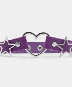 KOI Footwear NEW IN Purple Starshine Choker