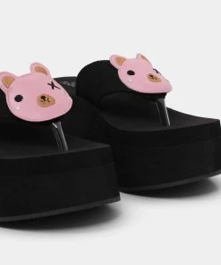 KOI Footwear No Cuddles Bear Flatform Thong Sandals 13 KOI Footwear No Cuddles Bear Flatform Thong Sandals