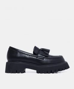 KOI Footwear NEW IN Willow Black Ruffle Loafers