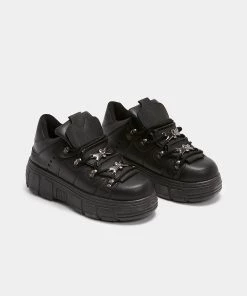 Elegant Shoes Ltd Rimo Core Chunky Black Trainers
