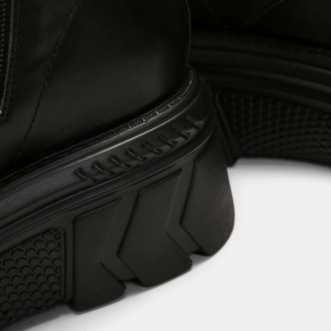 Elegant Shoes Ltd WOMEN'S Alaric Lace Up Long Stomper Boots 9 Elegant Shoes Ltd WOMEN'S Alaric Lace Up Long Stomper Boots