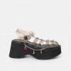 KOI Footwear NEW IN Tutti Frutti Black Jelly Flatform Sandals