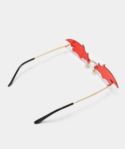 KOI Footwear Bat Out Of Hell Red Sunglasses ACCESSORIES