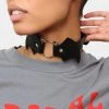 KOI Footwear Vampire Black Bat Choker Goth