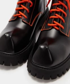 KOI Footwear Bozo Orange Men's Fork Toe Boots