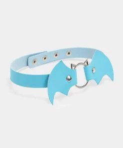KOI Footwear Kawaii Baby Blue Bat Choker
