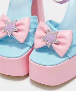 KOI Footwear NEW IN Galactic Kawaii Princess Platform Heels
