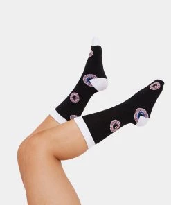 KOI Footwear Eyeballer Black Socks