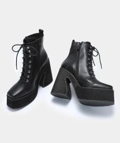 KOI Footwear Enchantra Heeled Lace Up Boots WOMEN'S