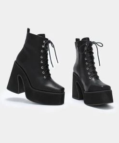 KOI Footwear Enchantra Heeled Lace Up Boots WOMEN'S