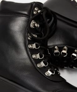 Meijiali Shoes HYDRA All Black Matrix Platform Boots NEW IN