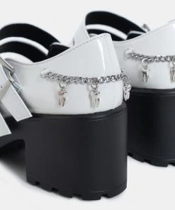 KOI Footwear Tira Mary Janes 'White Jawbreaker Patent Edition' 9 KOI Footwear Tira Mary Janes 'White Jawbreaker Patent Edition'