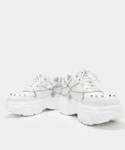 KOI Footwear Jinx White Mystic Charm Trainers 9 KOI Footwear Jinx White Mystic Charm Trainers
