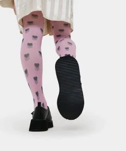 Elegant Shoes Ltd NEW IN Pothos Pink Heart Wave Platform Shoes