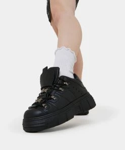 Elegant Shoes Ltd Rimo Core Chunky Black Trainers