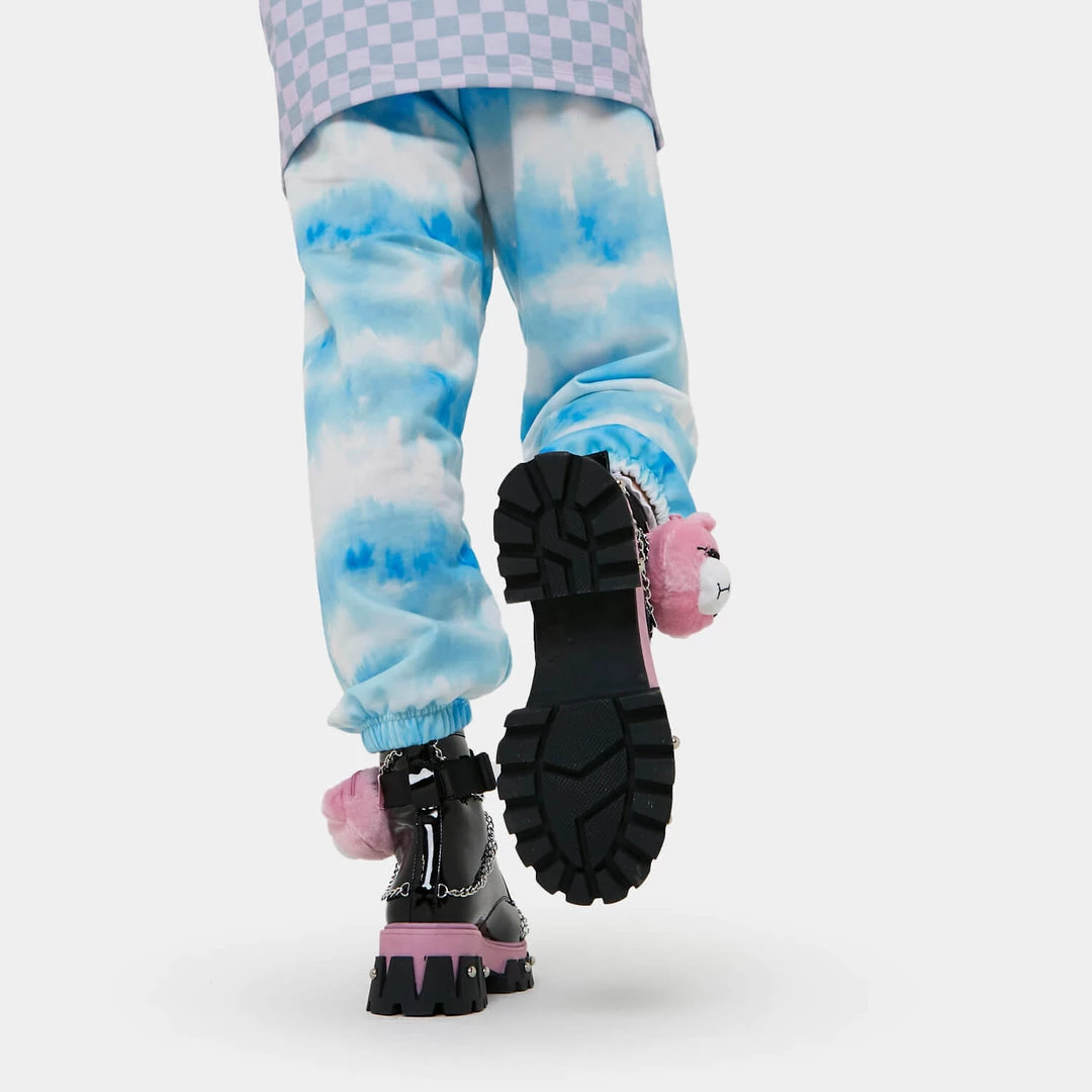KOI Footwear Hallucination Scares Pink Teddy Bear Boots Kawaii 9 KOI Footwear Hallucination Scares Pink Teddy Bear Boots Kawaii
