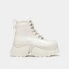 KOI Footwear Gooey White Platform Boots NEW IN