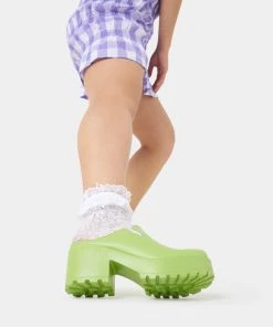 KOI Footwear Kiwi Sorbet Slip On Chunky Mules NEW IN