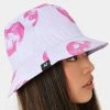 KOI Footwear Skull Vision Lilac Bucket Hat Kawaii