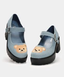 Elegant Shoes Ltd NEW IN Tira Mary Janes 'Yogi Teddy Bear Edition'
