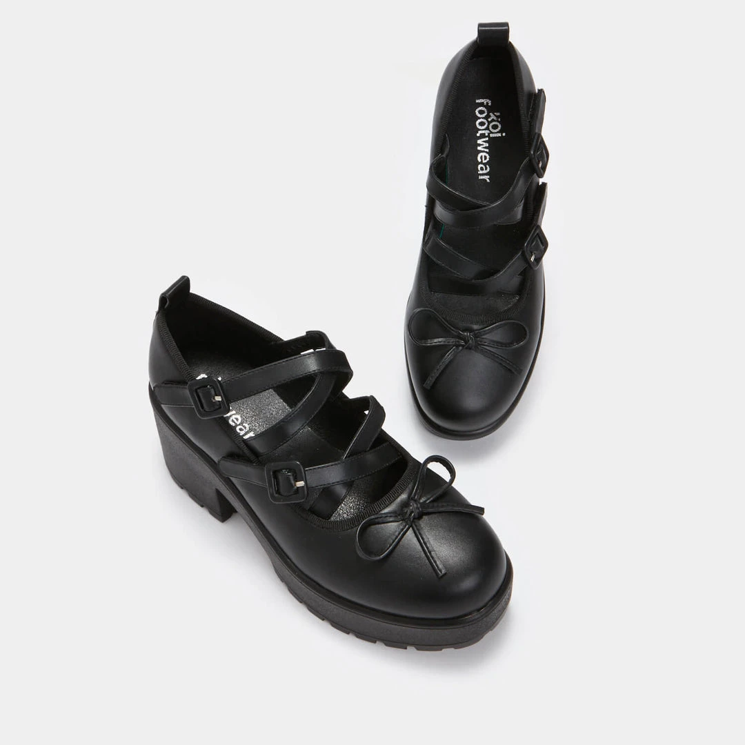 KOI Footwear NEW IN Margot Black Ballet Mary Janes 5 KOI Footwear NEW IN Margot Black Ballet Mary Janes