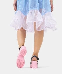 KOI Footwear NEW IN Romance Rebel Pink Heart Sandals