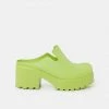 KOI Footwear Kiwi Sorbet Slip On Chunky Mules NEW IN
