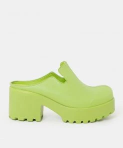 KOI Footwear Kiwi Sorbet Slip On Chunky Mules NEW IN