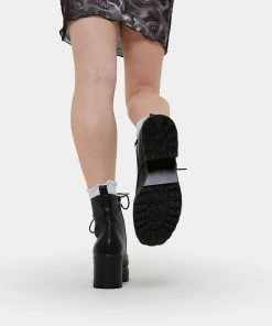 Elegant Shoes Ltd NEW IN GIN Platform Military Boots