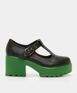 KOI Footwear NEW IN Sai Mary Janes 'Green Mantis Edition'
