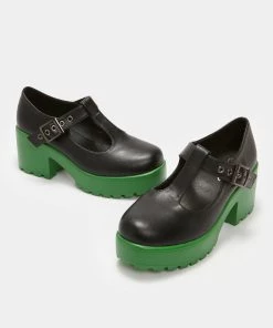 KOI Footwear NEW IN Sai Mary Janes 'Green Mantis Edition'