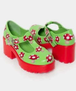 KOI Footwear NEW IN Sai Mushroom Mary Janes 'Toad Edition'