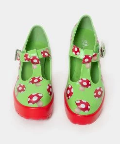 KOI Footwear NEW IN Sai Mushroom Mary Janes 'Toad Edition'