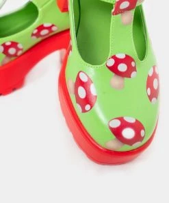 KOI Footwear NEW IN Sai Mushroom Mary Janes 'Toad Edition'