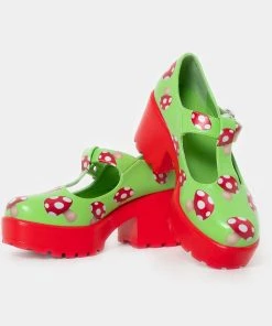 KOI Footwear NEW IN Sai Mushroom Mary Janes 'Toad Edition'