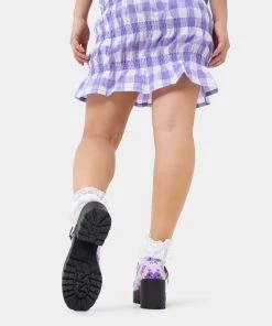 KOI Footwear Tira Skull Mary Janes ‘Purple Goth Edition’ 13 KOI Footwear Tira Skull Mary Janes ‘Purple Goth Edition’