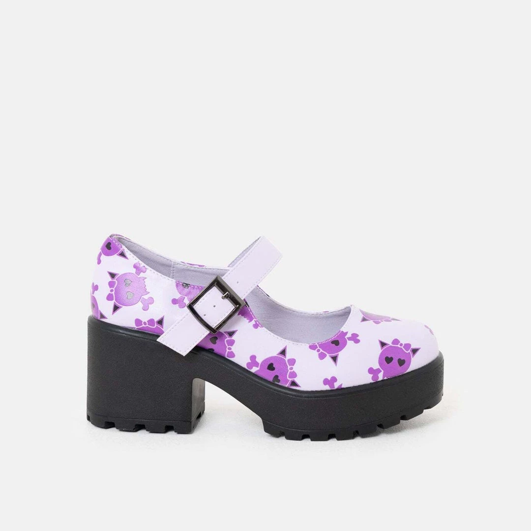 KOI Footwear Tira Skull Mary Janes ‘Purple Goth Edition’ 3 KOI Footwear Tira Skull Mary Janes ‘Purple Goth Edition’